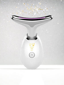 LED anti wrinkle light therapy face toning massager