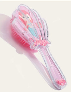 Mermaid Rattle Glitter Hairbrush