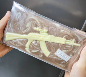 Gun personalised chocolate